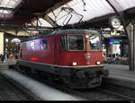 SBB - Re 4/4  420 138 im HB Zürich am 19.02.2021