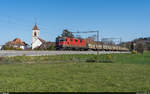 SBB Cargo Re 4/4 II 11163 mit Güterzug Lyss - Neuchâtel am 30.