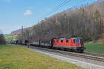 Re 420 245-3 fährt Richtung Bahnhof Tecknau.