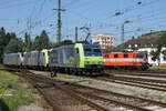 GROSSER BAHNHOF SINGEN mit  SCHWEIZERLOK-TREFFEN  am 14.