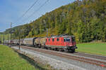 Re 420 266-9 fährt Richtung Bahnhof Tecknau.