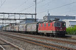 Re 420 265-1 durchfährt den Bahnhof Rupperswil. Die Aufnahme stammt vom 25.09.2021.