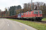 Zuckerrübentransporte per Bahn.