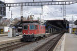 Re 420 115-8 (Re 11115) als Single auf Rangierfahrt in Zürich-HB am 5. Dezember 2021.
Foto: Walter Ruetsch