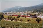 An diesem Sommertag ist eine SBB Re 4/4 II mit dem IC Mont Blanc (Cebère) - Genève - Hamburg zwischen Lengnau und Grenchen Nord unterwegs, wobei der Zug an diesem Tag einen DB 1.