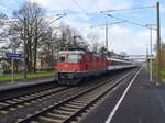 Re 4/4 11130 am 25.11.2022 in Gottmadingen