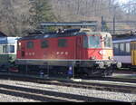 SBB / DSF - Re 4/4  11141  420 141 abgestellt im DSF Areal in Koblenz am 12.02.2023