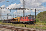 Re 420 244-6 durchfährt am 22.07.2024 den Bahnhof Pratteln.