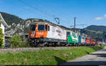 Sersa Re 420 503 & MBC Re 420 506 & WRS Re 420 502 & SBB Re 420 130 & OeBB Re 430 350 & DSF Re 420 141 / Balsthal, 15. September 2024<br>
BoBo-Treffen zum Jubiläum 60 Jahre Re 4/4 II in Balsthal