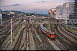 03.08.2024: SBB Re 420 191 in Zürich HB mit NJ 467 von Zürich HB nach Wien Hbf / Budapest