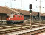 Re 4/4II 11378 am 17.05.1999 in Buchs