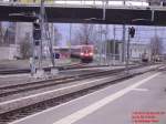 BB 1116 197-3, SBB Re 4/4  11202 und ET 10.110 der MontafonerBahn
Buchs SG 13.03.08