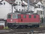 SBB - Re 4/4 11273 im Bahnhofsareal von Wil am 04.01.2008