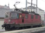 SBB - Re 4/4 11285 im Bahnhofsareal von Frauenfeld am 04.01.2008