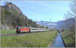 RE3809 zwischen Trbbach und Sargans.