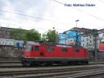 Re 4/4 II 11216 Abgestellt im Depot Basel am 1.Mai 08 