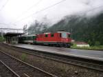 Gotthard 2008 - Diese Lok verfolgte uns sprichwrtlich an all unseren Tagen am Gotthard.