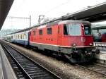 SBB / bls - Re 4/4 11252 zu Gast bei der bls im Bahnhof von Spiez am 24.05.2008