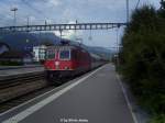 Re 4/4'' 11221 mit EC 163 ''Transalpin'' am 28.7.08 in Sargans