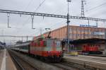 Re 4/4 II 11109 mit RegioExpress Rheintalexpress am 03.03.2009 in St.