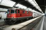 Re 4/4 11172 hat am 06.05.2009 mit dem Talgo Nachtzug den HB Zrich erreicht und wird nun abgestellt.