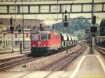 SBB Re 4/4'' 11345 - Lenzburg - 13.08.2002