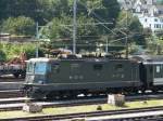 SBB - Re 4/4  11161 abgestellt im Bahnhofsareal Rorschach am 16.08.2009