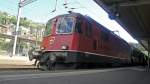 Die Re 4/4  11192 vor Gotthardquerung am 31.05.10 in Bellinzona.