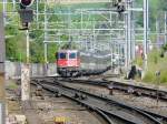 SBB - Re 4/4 11217 mit Schnellzug bei Liestal am 24.05.2010