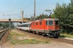 SBB 111 96 mit EC 197, Bregenz, 23.08.2001