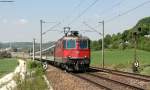 11192 mit dem IC 280 (Zrich HB-Stuttgart Hbf) bei Thayngen 25.4.11