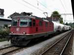 SBB - Re 4/4  11241 mit Gterzug in Meilen am 24.06.2011