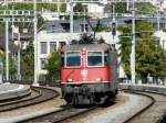 SBB - Re 4/4 11223 bei Rangierfahrt im Bahnhof Chur am 26.09.2011