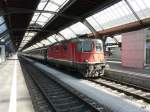 SBB - Re 4/4 11199 vor Schnellzug in HB Zrich am 25.05.2012