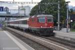 BUCHS (Kanton St. Gallen), 04.10.2012, 11111 bei der Einfahrt in den Bahnhof Buchs SG