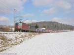 SBB Cargo Re 4/4 II und Re 6/6 Zwischen Lottstetten-Rafz am 01.02.2003