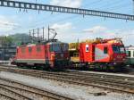 SBB - Re 4/4  11190 bei Rangierfahrt im Bahnhof Herisau am 08.05.2013