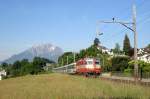 Da war grosses Glck dabei: Ausgerechnet auf der verkehrs- und 420er-armen Seelinie zwischen Luzern und Immensee fuhren mir am 08.06.13 bei Meggen innerhalb ca. 5 Minuten beide orangen SwissExpress-BoBos vor die Linse. Als erstes kam die 11109 mit dem VoralpenExpress nach Romanshorn.