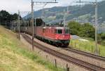 Die Re 4/4 II 11342 mit Gterzug bei Immensee am 13.06.2013