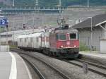 SBB - Re 4/4 11266 unterwegs im Bahnhof Aigle am 26.05.2013