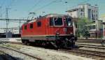 Solo unterwegs war am 10.5.2002 in Wil die Re 4/4 mit der Nummer 11132.