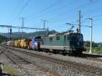 SBB - Re 4/4  11309 vor Gterzug in Palzieux am 03.09.2013