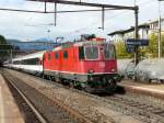 SBB - Re 4/4  11192 mit IR bei der einfahrt im Bahnhof Bellinzona am 18.09.2013