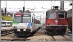 VAE 2427 und 11169 in Herisau. (16.01.2014)