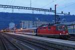 SBB: Morgenstimmung auf dem Bahnhof Biel am 4.