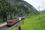 RE4/4 + RE4/4 SBB CFF FFS - 22.05.2013 RODI FIESSO CH