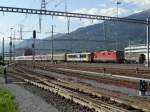 Weil der EN 465 am Tag davor vom RBe 540 060-1 nach Buchs befördert wurde und die Re 4/4  11138 mit einem Extrazug aus Genf an der anderen Grenze gestrandet war, gab es am 02.06.2014 vor dem EN