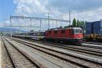 Whrend den Bauarbeiten im Laufental ist der in Delmont abgestellte KlB Pendel arbeitslos.