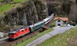 SBB 11207 - Wassen - 25.04.2012 - IR 2282, Locarno-Zürich Hb    Am 25.