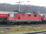 SBB - Re 4/4 11270 im Güterbahnhof Biel am 14.12.2014